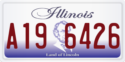IL license plate A196426