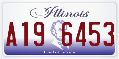 IL license plate A196453