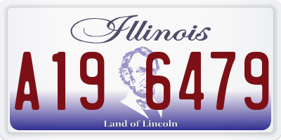 IL license plate A196479