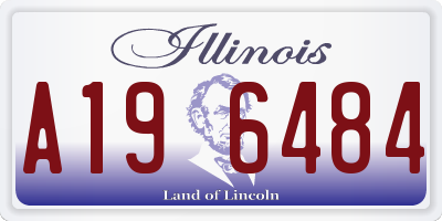 IL license plate A196484