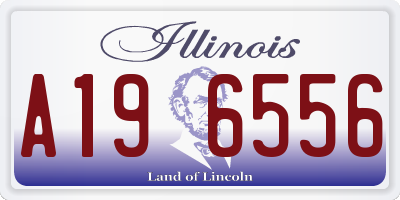IL license plate A196556