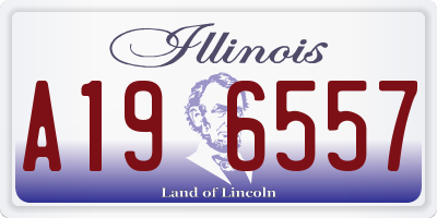 IL license plate A196557