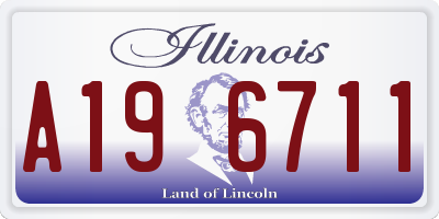 IL license plate A196711