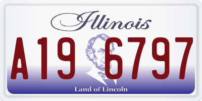 IL license plate A196797