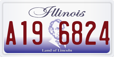 IL license plate A196824