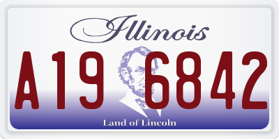 IL license plate A196842