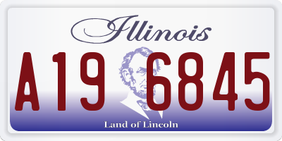 IL license plate A196845