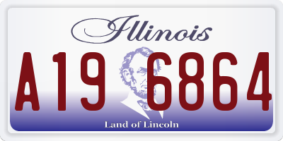 IL license plate A196864
