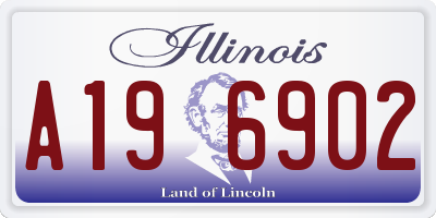 IL license plate A196902