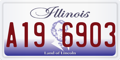 IL license plate A196903