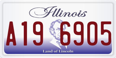 IL license plate A196905