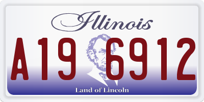 IL license plate A196912