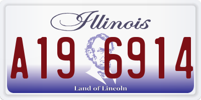 IL license plate A196914