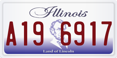 IL license plate A196917
