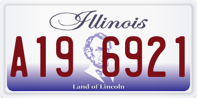 IL license plate A196921