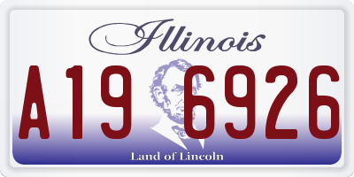 IL license plate A196926