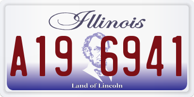 IL license plate A196941