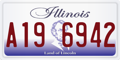 IL license plate A196942