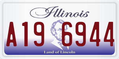 IL license plate A196944