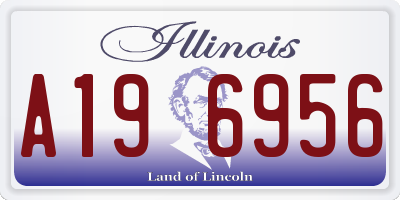IL license plate A196956