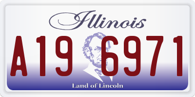 IL license plate A196971
