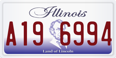 IL license plate A196994