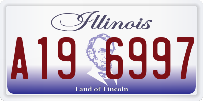 IL license plate A196997