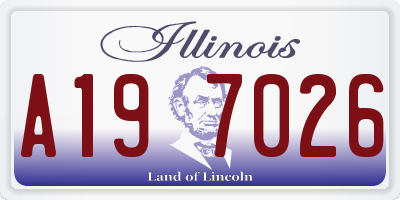 IL license plate A197026