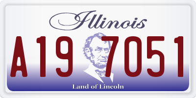 IL license plate A197051