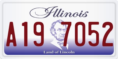 IL license plate A197052