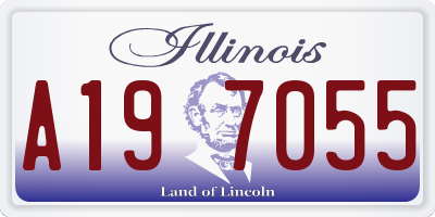 IL license plate A197055