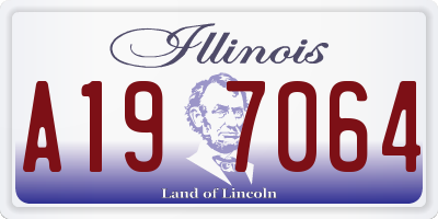 IL license plate A197064