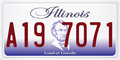 IL license plate A197071