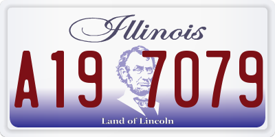 IL license plate A197079
