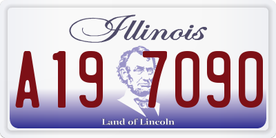 IL license plate A197090