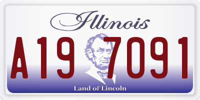 IL license plate A197091