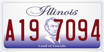 IL license plate A197094