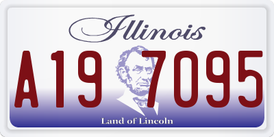 IL license plate A197095