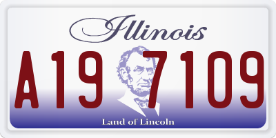 IL license plate A197109