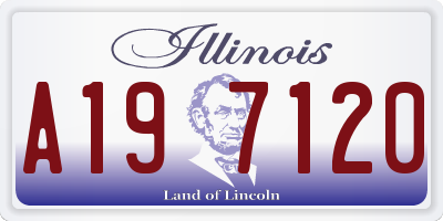 IL license plate A197120