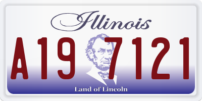 IL license plate A197121