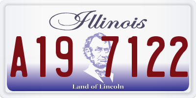 IL license plate A197122
