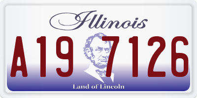 IL license plate A197126