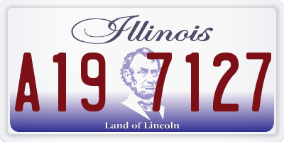 IL license plate A197127