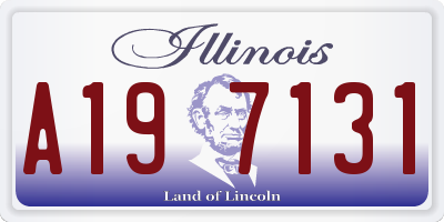 IL license plate A197131