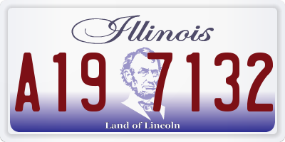 IL license plate A197132