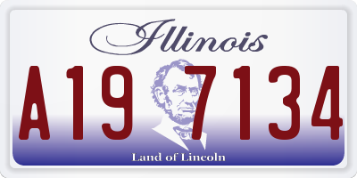 IL license plate A197134