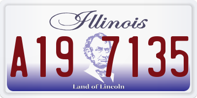 IL license plate A197135