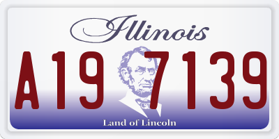 IL license plate A197139