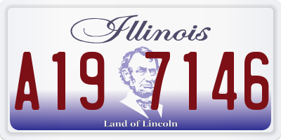 IL license plate A197146